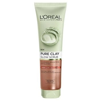 לוריאל תרחיץ חימר גרגירים לניקוי הפנים 150 מל LOréal Pure Clay Red Face Wash 150ml