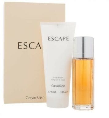סט לאשה קליין אסקייפ בושם וקרם גוף Calvin Klein Escape Eau De Parfum Spray Body Lotion For Women Gift Set