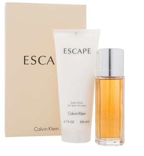 סט לאשה קליין אסקייפ בושם וקרם גוף Calvin Klein Escape Eau De Parfum Spray Body Lotion For Women Gift Set
