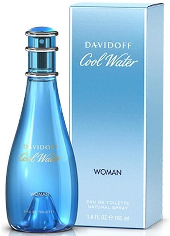 בושם לאשה דוידוף קול ווטר לאישה אדט 100 מל Davidoff Cool Water Woman EDT 100 ml