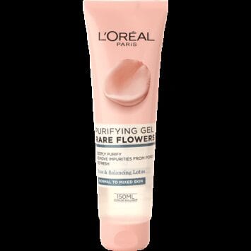 לוריאל גל ניקוי לפנים לעור רגיל מעורב 150 מל L’OREAL PARIS RARE FLOWERS Refining scrub 150ml