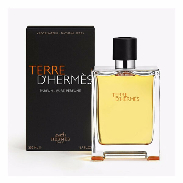בושם לגבר טר דה הרמס פרפיום 200 מ"ל Hermes Terre DHermes PARFUM 200ml