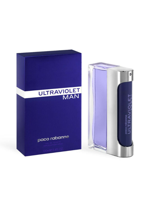 בושם לגבר פאקו ראבן אולטרה ויולט אדט 50 מ"ל Paco Rabanne Ultraviolet Man Eau De Toilette 50ml