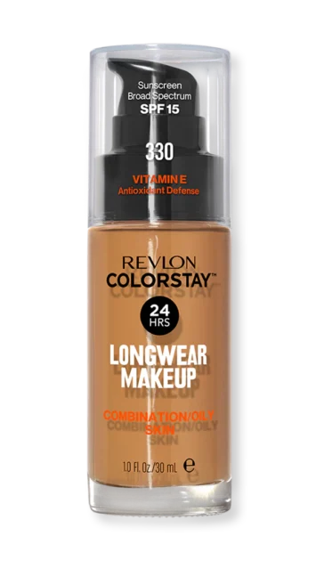 רבלון קולורסטיי מייקאפ מס 330 לעור מעורב 30 מ"ל Revlon Colorstay Makeup For Oily Skin Spf 15
