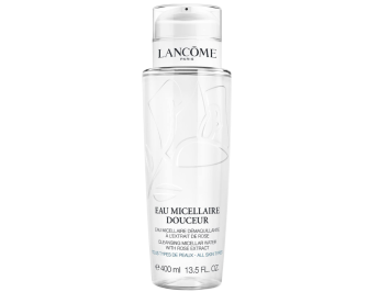 לנקום מי פנים מיסלרים לעיניים ושפתיים 400מ"ל – LANCOME MICELLAIRE DOUCEUR Cleansing Water For Face Eyes & Lips 400ML