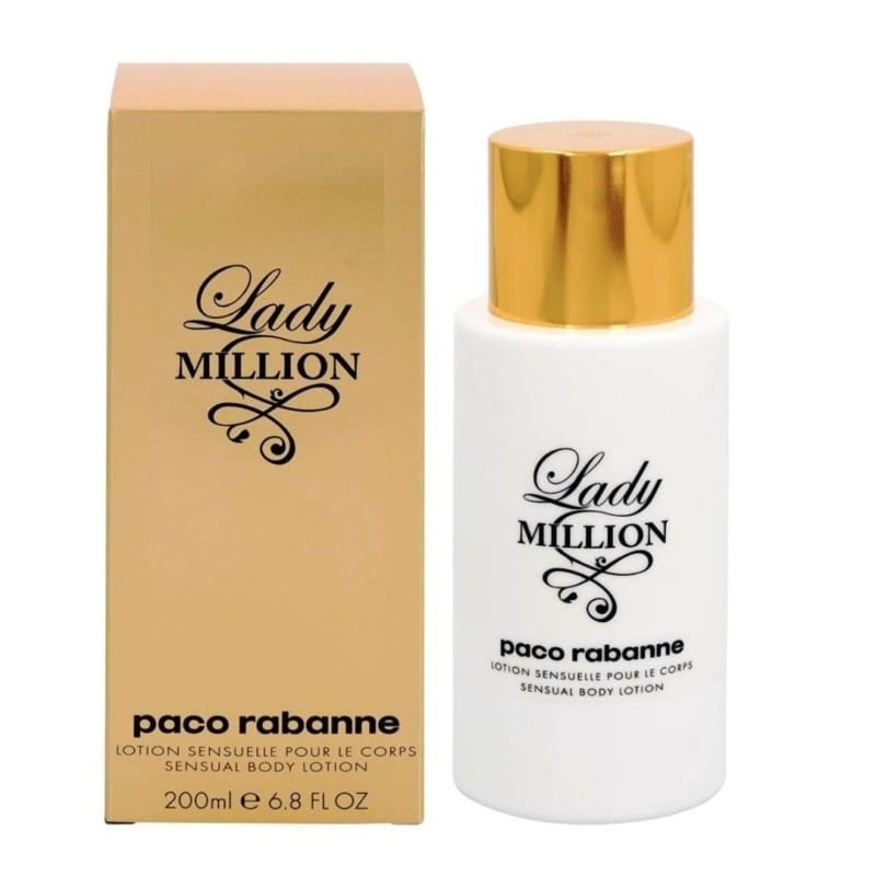קרם גוף לאשה לייד מיליון פאקו רבן 200 מ"ל Lady Million Body Lotion 200ml Paco Rabanne פאקו רבאן