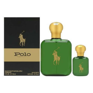 ראלף לורן מארז פולו ירוק אדט 118 מ"ל+ 15 מ"ל Ralph Lauren Polo Green Eau De Toilette 118ml + 15ml Set