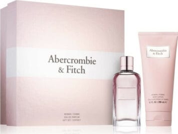 Abercrombie & Fitch Instinct for Her Set: Eau de Parfum 100ml + Body Lotion 200ml אמברקומבי לאישה סט א.ד.פ קרם גוף 200 מ"ל + בושם 100 מ"ל