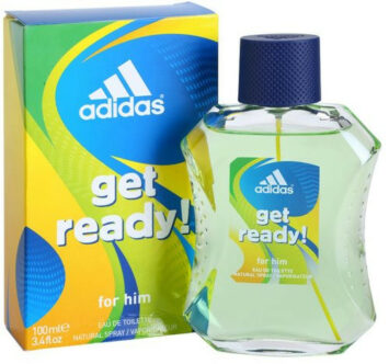 אדידס GET READY אדט 100 מל Adidas Get Ready for Men EDT 100 ml