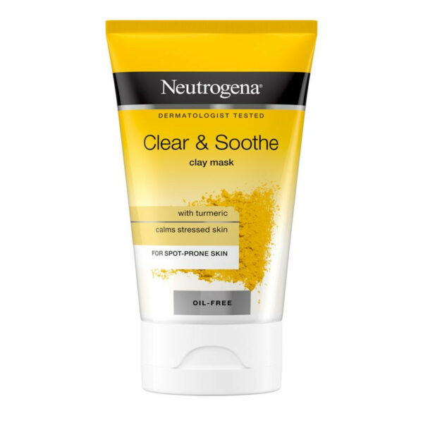 ניטרוג'ינה כורכום מסכת חימר 50 מ"ל Neutrogena Clear&Soothe Clay Mask 50 ML