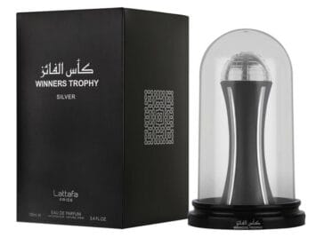 בושם לגבר לאטפה ווינרס טרופי סילבר אדפ 100 מל lattafa winners trophy silver edp 100ml