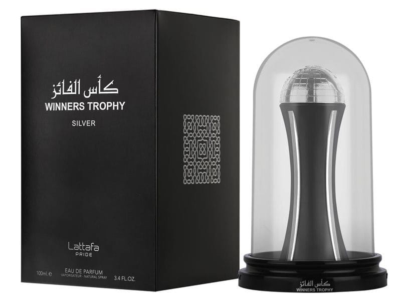 בושם לגבר לאטפה ווינרס טרופי סילבר אדפ 100 מל lattafa winners trophy silver edp 100ml