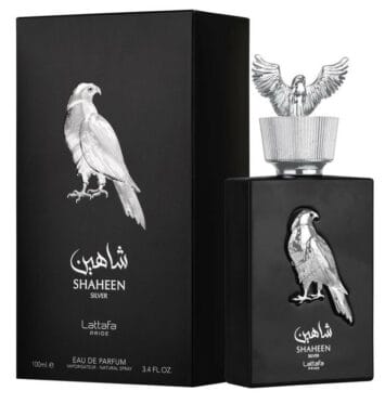 בושם לגבר לאטפה שאין סילבר אדפ 100 מל lattafa shaheen silver edp 100 ml