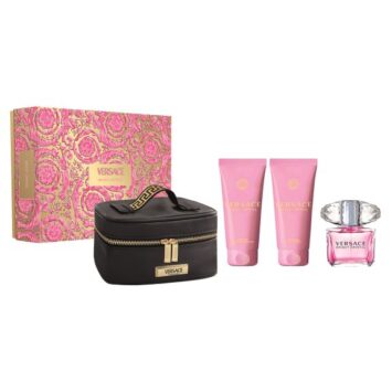 סט ורסצה ברייט קריסטל לאישה 4 חלקים SET VERSACE BRIGHT CRYSTAL FOR HER