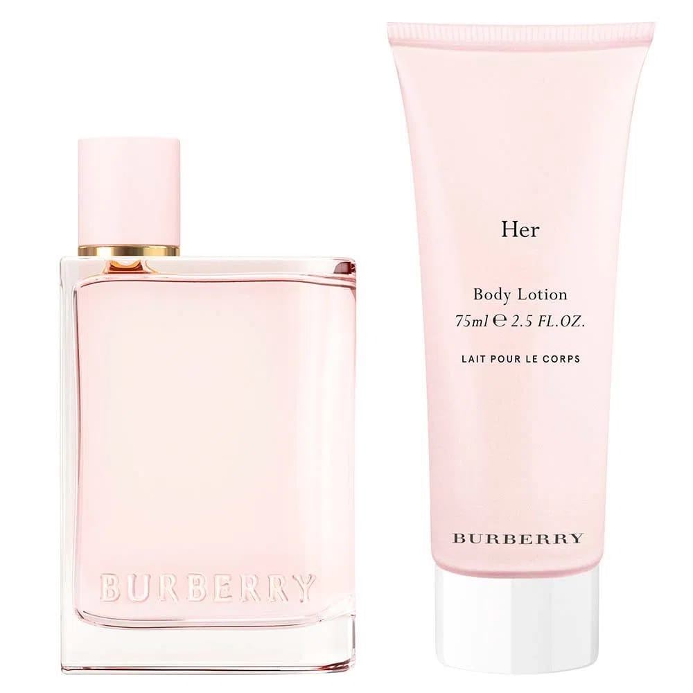 ברברי הר אדפ מארז בושם לאישה 2 מוצרים Burberry Her edp SET