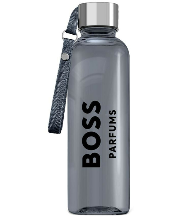 בקבוק שתייה הוגו בוס (פלסטיק) בצבע אפור-כחול Hugo boss Water Bottle