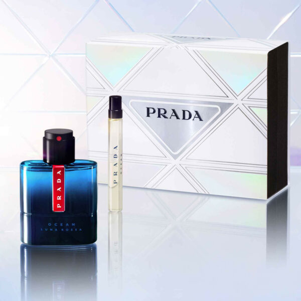 פראדה אושן לונה רוסה מארז בושם אדט לגבר Prada Ocean Luna Rossa SET EDT