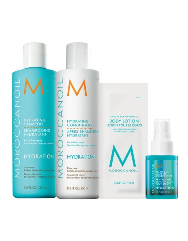 מורוקן אויל ערכת מוצרים ללחות השיער MOROCCAN OIL HYDRATION HAIR SET