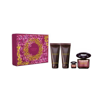 ורסצה קריסטל נואר מארז אדט 90מ"ל VERSACE CRYSTAL NOIR SET EDT 90ML