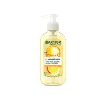 גרניה סבון פנים ויטמין סי לניקוי וטיהור הפנים 200מ"ל GARNIER Skin Active Vitamin C* Brightening Gel Cleanser 200ml