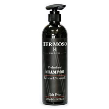 הרמוסו בלק ליין שמפו לשיער ללא מלחים 500מ"ל HERMOSO BLACK LINE SHAMPOO 500ML