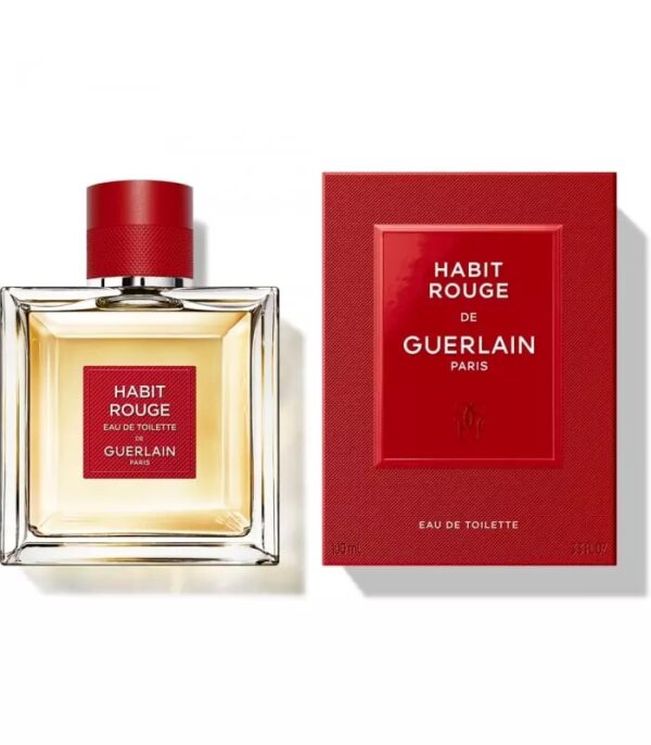 גרלן הביט רוג' בושם לגבר אדט 100מ"ל GUERLAIN HABIT ROUGE EDT 100ML