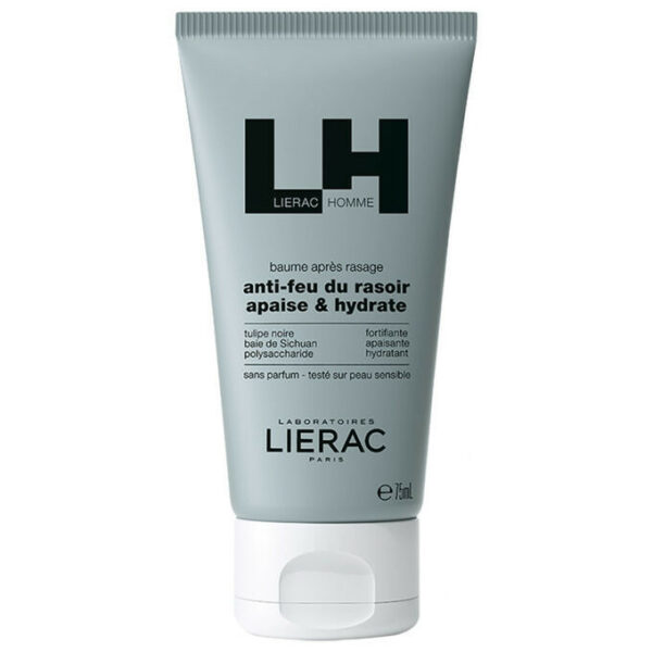 ליראק קרם אפטר שייב אחרי גילוח 75מ"ל LIERAC AFTER SHAVE BALM 75ML