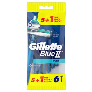 גילט בלו מארז סכיני גילוח חד פעמיים 6 יחידות GILLETE BLUE