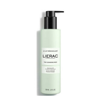 ליראק חלב פנים להזנת העור מנקה ומסיר איפור 200 מ"ל Lierac Cleansing Milk 200ml