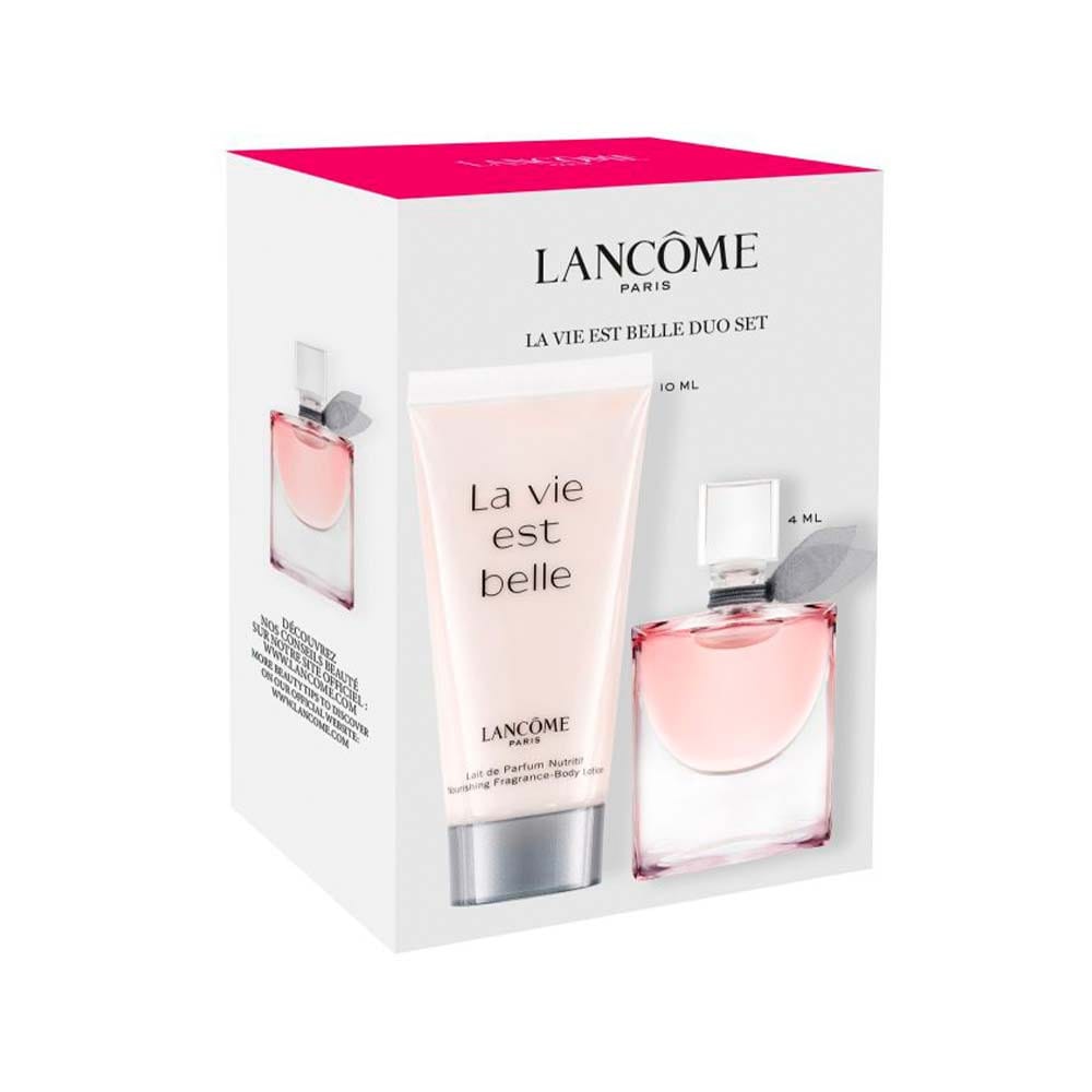 לנקום מארז לה וי אבל אדפ 4מ"ל + קרם גוף 50מ"ל – Lancôme La Vie Est Belle Eau de Parfum Gift Set