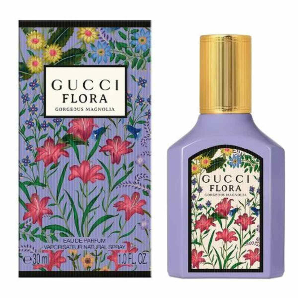 גוצי פלורה גורגס מגנוליה בושם לאישה אדפ 30מ"ל GUCCI FLORA GORGEOUS MAGNOLIA EDP 30ML