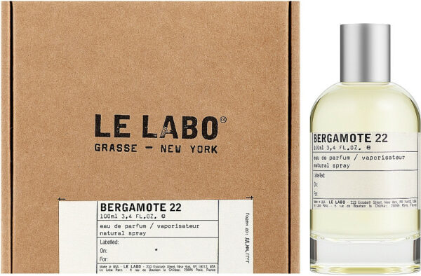 לה לאבו ברגמוט 22 אדפ 100 מ"ל LE LABO BERGAMOTE 22 EAU DE PARFUM 100 ML