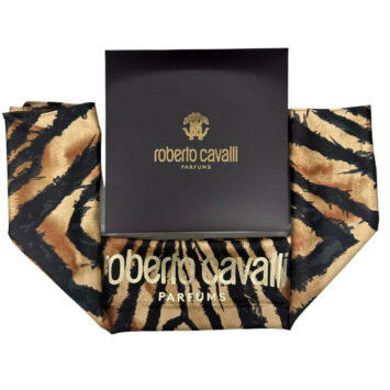 רוברטו קוואלי צעיף סאטן ROBERTO CAVALLI SATIN SCARF