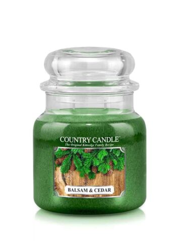 קאנטרי קנדל נר ריחני בלסם סדר 453גרם COUNTRY CANDLE BALSAM CEDAR 453G