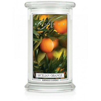 קרינגל קנדל נר ריחני סיציליאן אורנג' 623גרם KRINGLE CANDLE SICILIAN ORANGE 623G