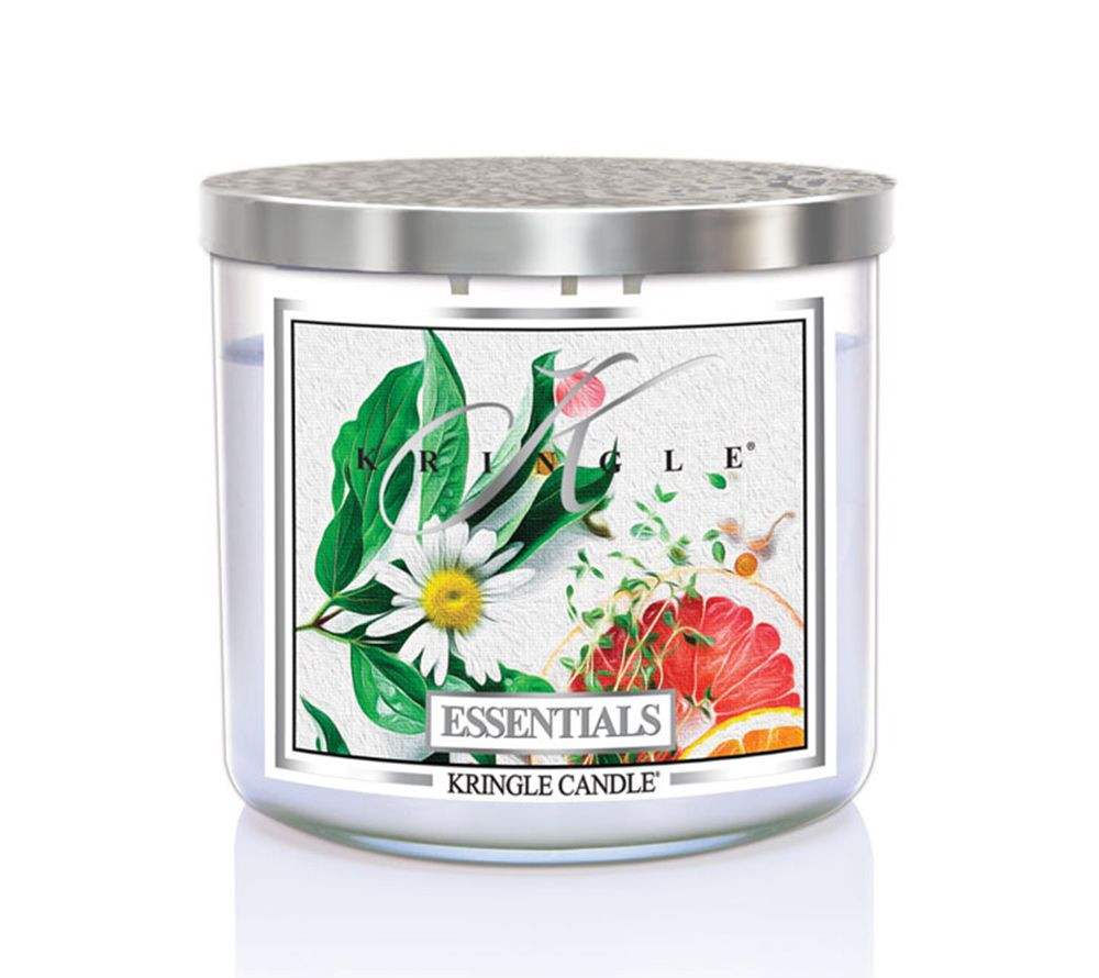 קרינגל קנדל נר ריחני אסנשיאלס 411גרם KRINGLE CANDLE ESSENTIALS 411G