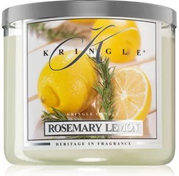 קרינגל קנדל נר ריחני רוזמארי למון 411גרם KRINGLE CANDLE ROSEMARY LEMON 411G