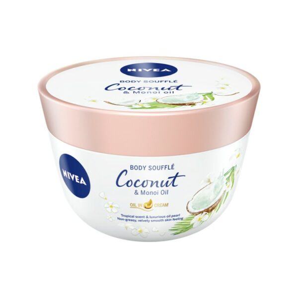 ניואה קרם גוף סופלה קוקוס ושמן מונוי 200מ"ל NIVEA BODY SOUFFLE COCONUT AND MONOI OIL 200ML