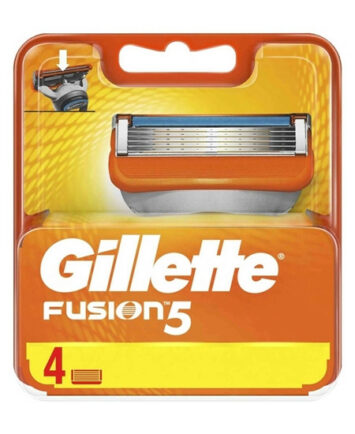 גילט פיוזן 5 סכיני גילוח 4 יחידות GILLETE FUSION 5