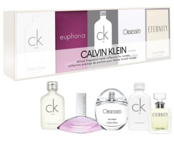 קלוין רליין מארז 5 בשמים מוקטנים לאישה Calvin Klein Deluxe Fragrance Travel Collection For Women Miniature