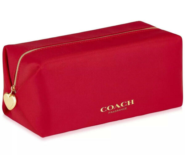 קואץ תיק איפור אדום COACH MAKEUP BAG