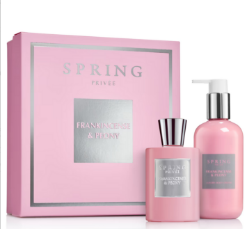 ספרינג פרנקינסנס אנד פיוני מארז בושם לאישה אדפ 100מ"ל + קרם גוף 250מ"ל SPRING FRANKINCENSE & PEONY SET EDP 100ML + BODY LOTION 250ML