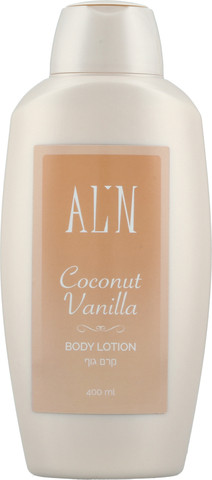 אלין קוקוס ונילה קרם גוף 400 מל - ALIN BODY LOTION COCONUT VANILLA 400ML