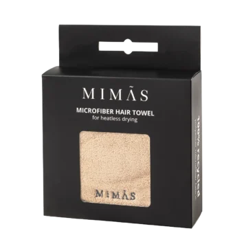 מימאס מגבת מיקרופייבר איכותית לשיער עם כפתור לנוחות מירבית ולספיגה מקסימלית