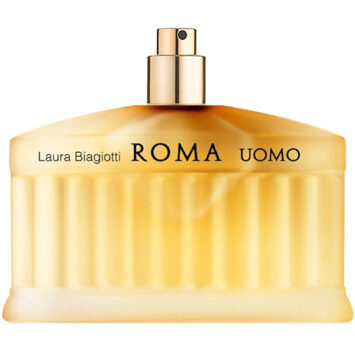 לאורה ביגוטי רומא בושם לגבר באריזת טסטר אדט 125מ״ל LAURA BIAGOTTTI ROMA EDT 125ML TESTER