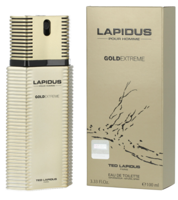 בושם לגבר לפידוס גולד אקסטרים לגבר א.ד.ט 100 מל Lapidus Gold Extreme Eau De Toilette 100 ML
