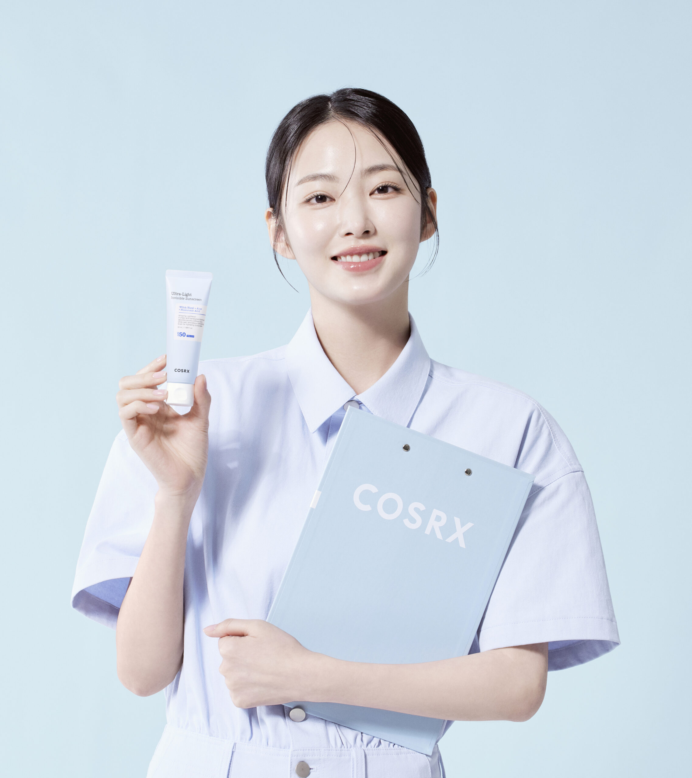 קוסרקס קרם הגנה שקוף במרקם אולטרה קל כמו סרום 50מ״ל Cosrx Ultra Light Invisible Sunscreen SPF50 PA 50ml – תמונה 3