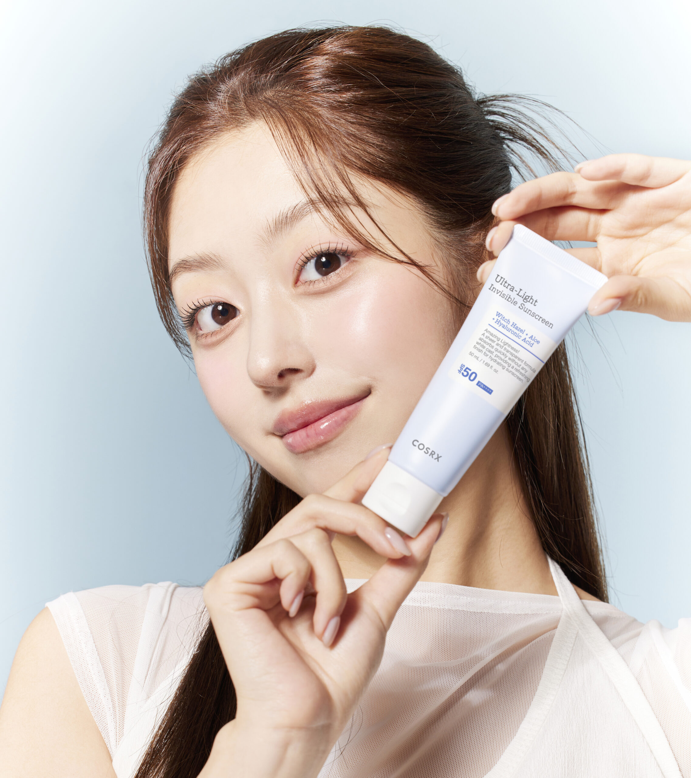 קוסרקס קרם הגנה שקוף במרקם אולטרה קל כמו סרום 50מ״ל Cosrx Ultra Light Invisible Sunscreen SPF50 PA 50ml – תמונה 5