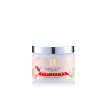 רויאל גלואו חמאת גוף בניחוח קוקוס ליצי 350מ״ל  ROYAL GLOW