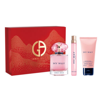 ארמני מיי וואי נקטר מארז בושם אדפ 90מ"ל + אדפ נקטר 15מ"ל + קרם גוף 50מ"ל ARMANI MY WAY NECTAR SET EDP 90ML + EDP NECTAR 15ML + BODY LOTION 50ML